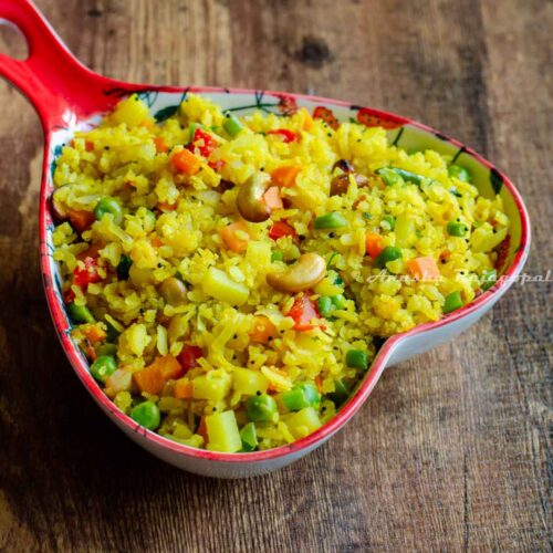 Poha with Vegetables